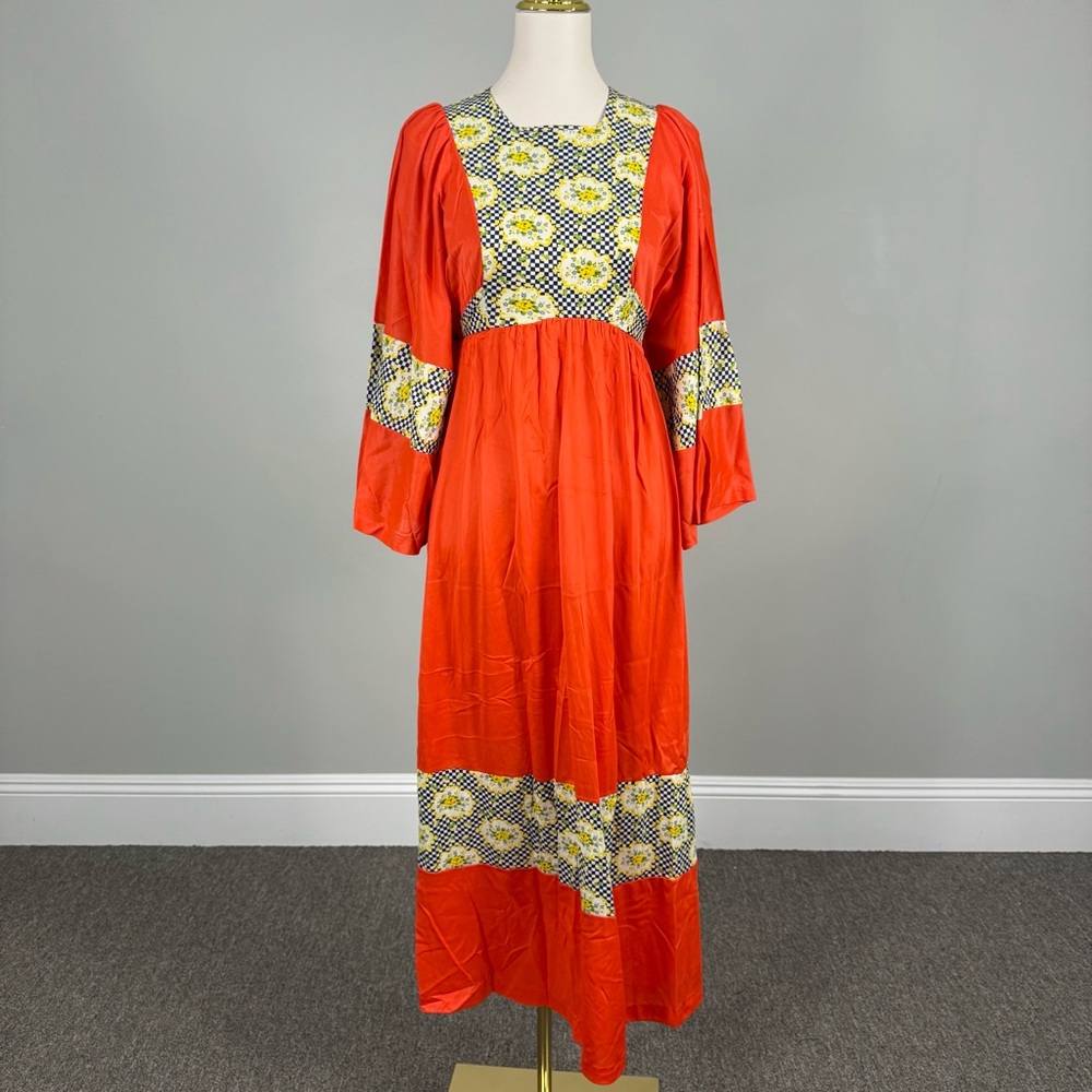 vintage 70s prairie dress